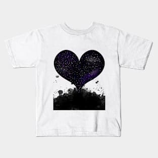 Galaxy Heart Kids T-Shirt